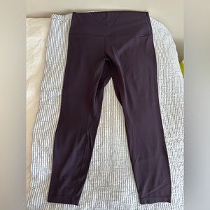 Deep purple Lululemon aligns sz 12